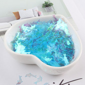 5*9mm Ultrathin Dolphin Sequins Nail Glitters Mini Paillettes Eo-Friendly PET Sequin Nagu dekorācijas manikīra materiāls 10g