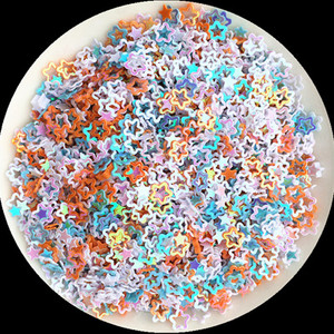 Labākā cena 4 mm dobi plūmju sequins ziedu naglu vizuļi Glitter pailletes manikīram DIY amatniecības kāzu dekorācijas konfeti