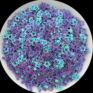 Labākā cena 4 mm dobi plūmju sequins ziedu naglu vizuļi Glitter pailletes manikīram DIY amatniecības kāzu dekorācijas konfeti