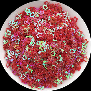 Labākā cena 4 mm dobi plūmju sequins ziedu naglu vizuļi Glitter pailletes manikīram DIY amatniecības kāzu dekorācijas konfeti