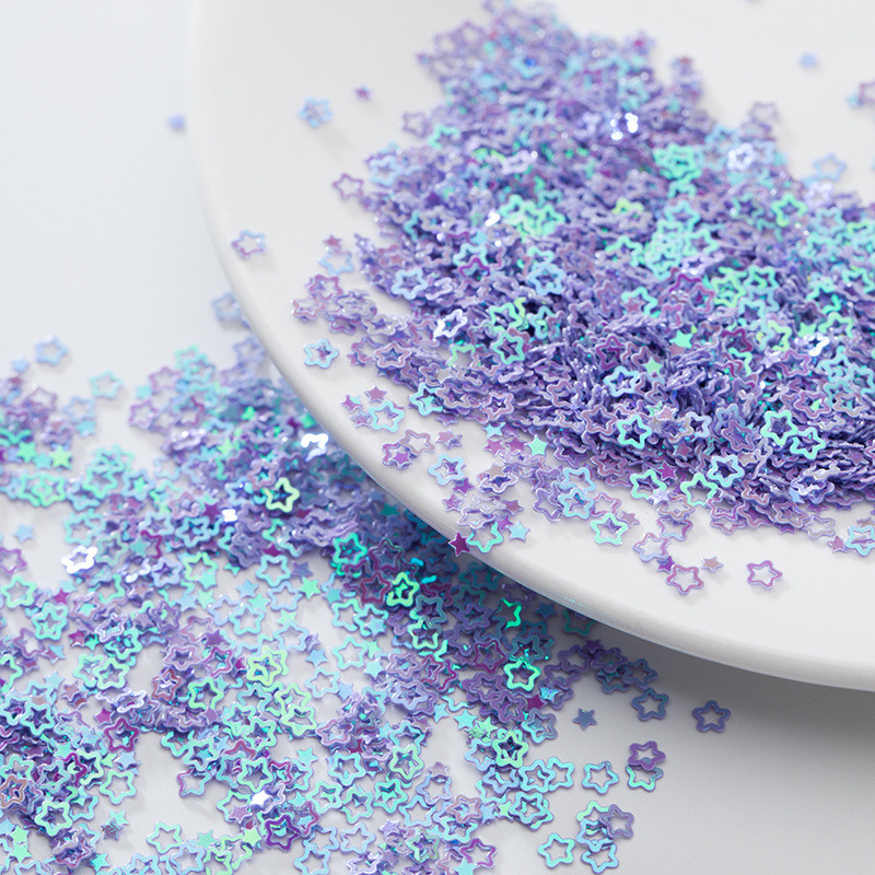 Labākā cena 4 mm dobi plūmju sequins ziedu naglu vizuļi Glitter pailletes manikīram DIY amatniecības kāzu dekorācijas konfeti