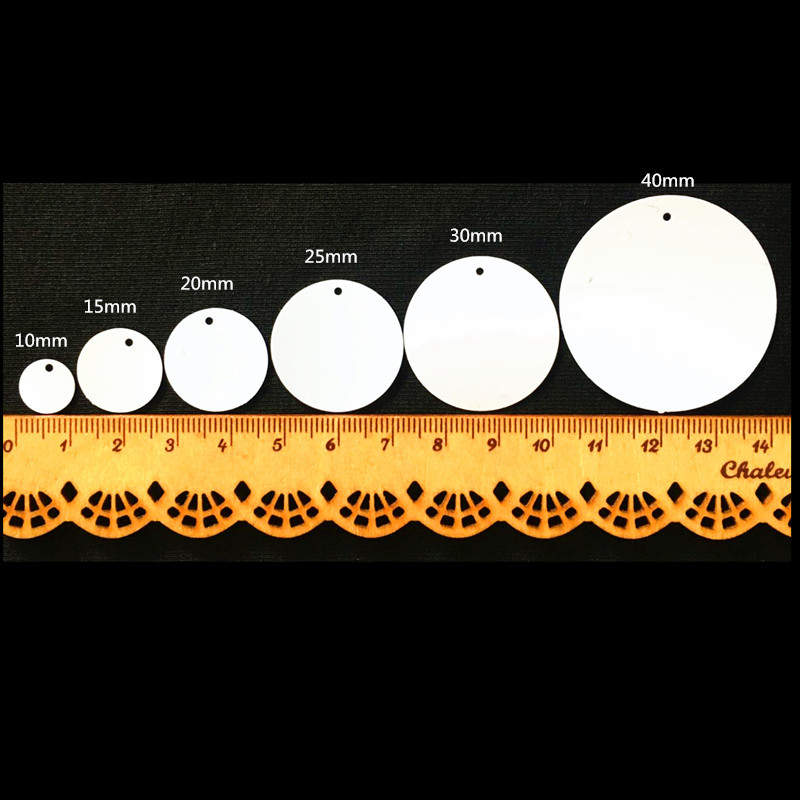 60gab. 25 mm lieli vizuļi ar 1 caurumu sānos pvc plakana apaļa vaļīga flitera Paillettes Šūšanas amatniecība DIY scrapbooking kulons