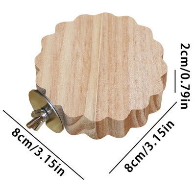 Papagailis asara platforma Koka papagailis platforma putnu asaru statīvs Rotaļlieta vingrošanai Kanāriju salu papagailim Cockatiel Papagailis zvirbulis