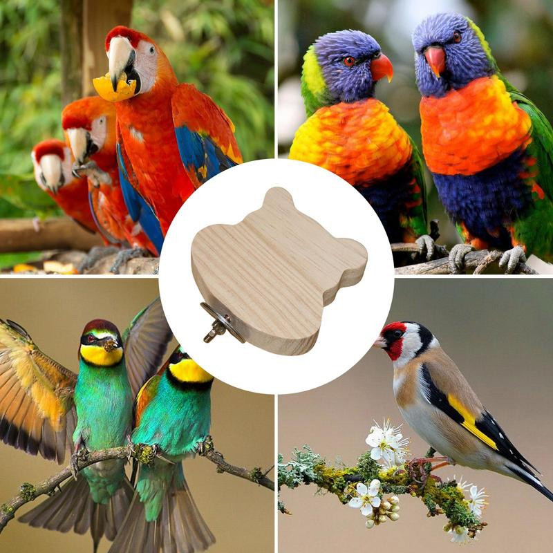 Papagailis asara platforma Koka papagailis platforma putnu asaru statīvs Rotaļlieta vingrošanai Kanāriju salu papagailim Cockatiel Papagailis zvirbulis