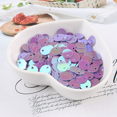 600 gab. 8 mm plakani apaļi fliteri Pailletes šūšana Kāzu amatniecība PVC fliteru konfeti apģērba piederumiem