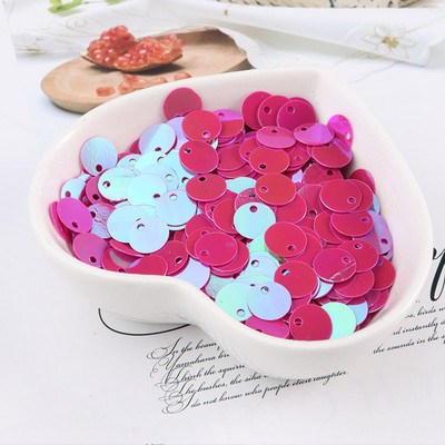 600 gab. 8 mm plakani apaļi fliteri Pailletes šūšana Kāzu amatniecība PVC fliteru konfeti apģērba piederumiem