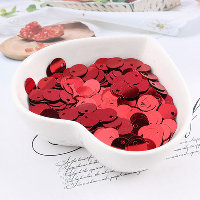 600 gab. 8 mm plakani apaļi fliteri Pailletes šūšana Kāzu amatniecība PVC fliteru konfeti apģērba piederumiem