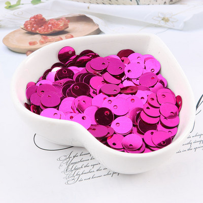 600 gab. 8 mm plakani apaļi fliteri Pailletes šūšana Kāzu amatniecība PVC fliteru konfeti apģērba piederumiem