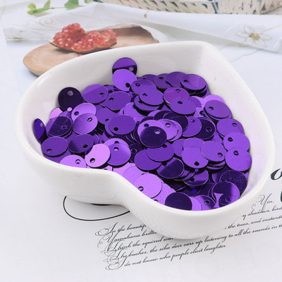 600 gab. 8 mm plakani apaļi fliteri Pailletes šūšana Kāzu amatniecība PVC fliteru konfeti apģērba piederumiem