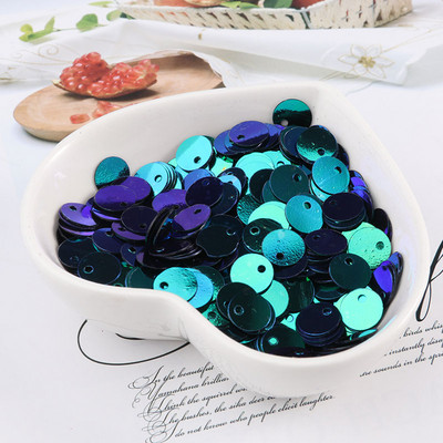 600 gab. 8 mm plakani apaļi fliteri Pailletes šūšana Kāzu amatniecība PVC fliteru konfeti apģērba piederumiem