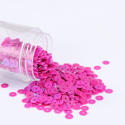 2000 gab./iepakojumā 4 mm vizulis, AB pārklāts plakans, apaļš abpusējs krāsains šķēlums Pailletes vizuļi rokdarbiem, sieviešu apģērbu šūšanas piederumi