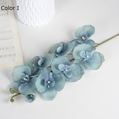 1Gb balti orhideju zari Mākslīgie ziedi kāzu svinībām Dekorācijas orhidejas lēti ziedi