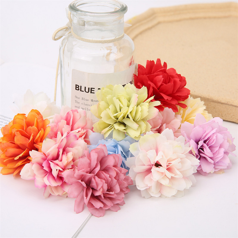 10/20gab 6CM mākslīgais sniega lotosa viltus zieds mājas dekorēšanai siena zīda ziedi kāzu ballītes vainags DIY amatniecība mākslīgie ziedi