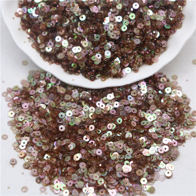 3 mm sequin PVC plakana apaļa brīva matēta flitera paletes Šūšana Kāzu amatniecība Sieviešu apģērbi Aksesuāri Lentejuelas Para Coser