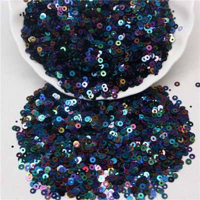 3 mm sequin PVC plakana apaļa brīva matēta flitera paletes Šūšana Kāzu amatniecība Sieviešu apģērbi Aksesuāri Lentejuelas Para Coser