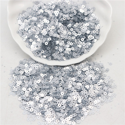 3 mm sequin PVC plakana apaļa brīva matēta flitera paletes Šūšana Kāzu amatniecība Sieviešu apģērbi Aksesuāri Lentejuelas Para Coser