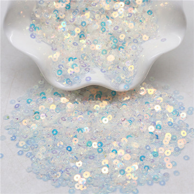 3 mm sequin PVC plakana apaļa brīva matēta flitera paletes Šūšana Kāzu amatniecība Sieviešu apģērbi Aksesuāri Lentejuelas Para Coser