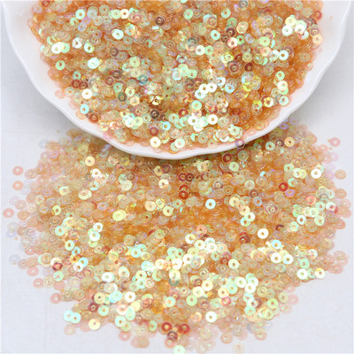 3 mm sequin PVC plakana apaļa brīva matēta flitera paletes Šūšana Kāzu amatniecība Sieviešu apģērbi Aksesuāri Lentejuelas Para Coser