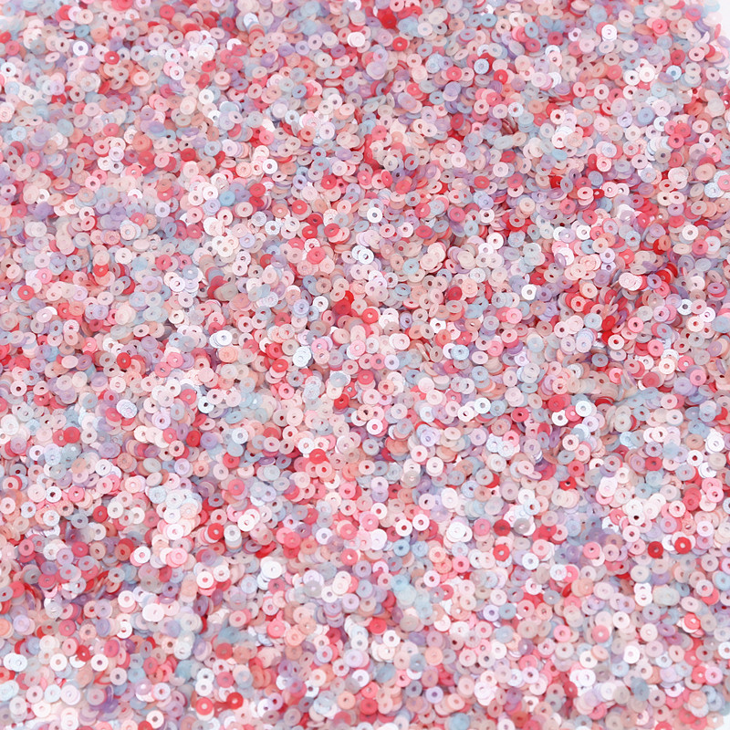 3 mm sequin PVC plakana apaļa brīva matēta flitera paletes Šūšana Kāzu amatniecība Sieviešu apģērbi Aksesuāri Lentejuelas Para Coser