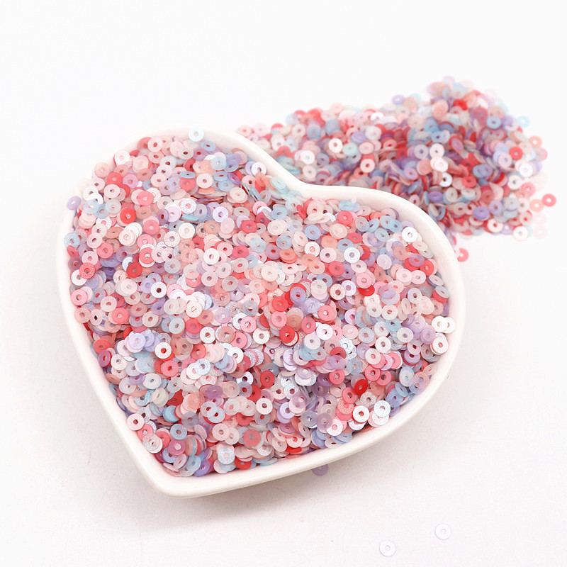 3 mm sequin PVC plakana apaļa brīva matēta flitera paletes Šūšana Kāzu amatniecība Sieviešu apģērbi Aksesuāri Lentejuelas Para Coser