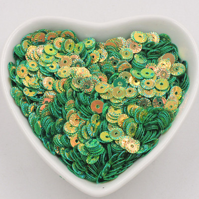 10g/iepakojumā 6mm Saules zieds, apaļš plakans, reljefs sequins PVC Paillette Art sequin DIY šūšana kāzu amatniecība Lentejuelas aksesuāri