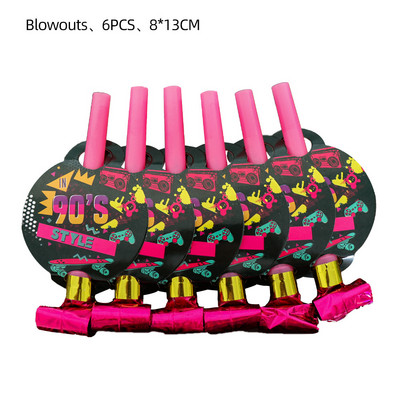 80. gadu 90. gadu ballīšu galda piederumu komplekts 1980. gadu dzimšanas dienas hiphopa ballīšu galda dekorācijas piederumi Atpakaļ uz 80. gadiem Papīra šķīvji Salvetes Dakša