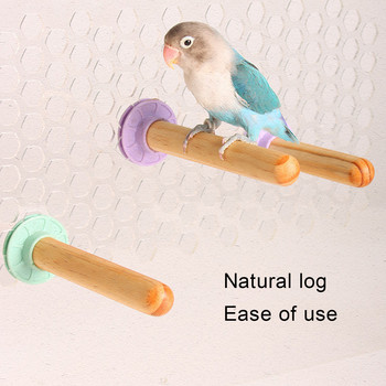 Διακοσμητικό παιχνίδι με βάση παπαγάλου με ξύλινο πουλί για πέρκα πόδι για παπαγάλο μικρό