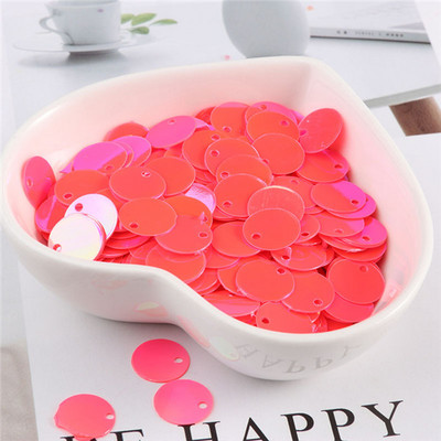 10g/partija 6mm 8mm 10mm sequin plakana apaļa mala caurums brīvi vizuļi karfiem bērniem deju kleita DIY dekorācija lentejuelas planas