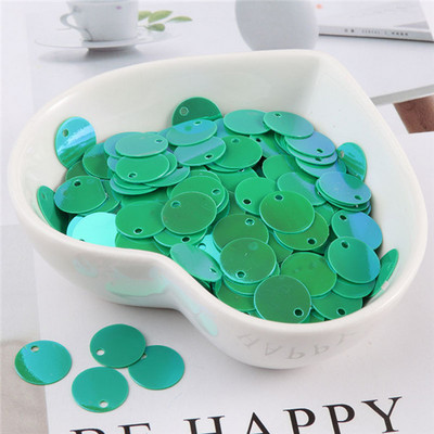 10g/partija 6mm 8mm 10mm sequin plakana apaļa mala caurums brīvi vizuļi karfiem bērniem deju kleita DIY dekorācija lentejuelas planas