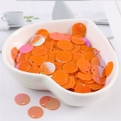 10g/partija 6mm 8mm 10mm sequin plakana apaļa mala caurums brīvi vizuļi karfiem bērniem deju kleita DIY dekorācija lentejuelas planas