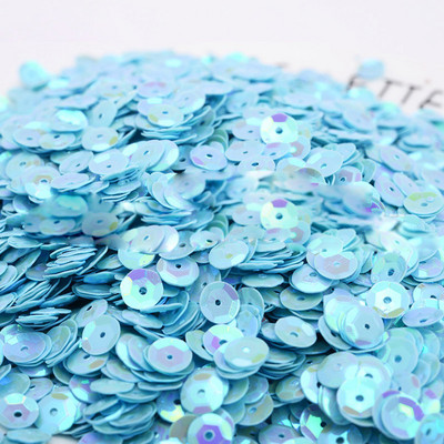 10 grami iepakojumā 6mm DIY roku darbs krāsu lāzera ieliekti sequins sequins apģērbu aksesuāri materiāls iepakojums rotaslietas aksesuāri