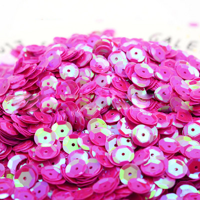 10 grami iepakojumā 6mm DIY roku darbs krāsu lāzera ieliekti sequins sequins apģērbu aksesuāri materiāls iepakojums rotaslietas aksesuāri