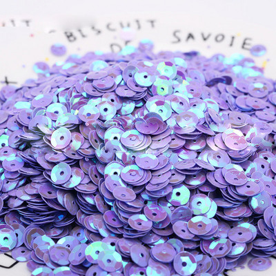 10 grami iepakojumā 6mm DIY roku darbs krāsu lāzera ieliekti sequins sequins apģērbu aksesuāri materiāls iepakojums rotaslietas aksesuāri