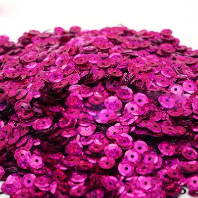 10 grami iepakojumā 6mm DIY roku darbs krāsu lāzera ieliekti sequins sequins apģērbu aksesuāri materiāls iepakojums rotaslietas aksesuāri