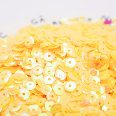 10 grami iepakojumā 6mm DIY roku darbs krāsu lāzera ieliekti sequins sequins apģērbu aksesuāri materiāls iepakojums rotaslietas aksesuāri