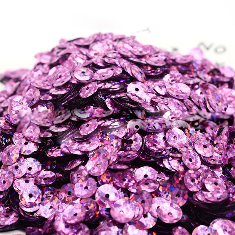 10 grami iepakojumā 6mm DIY roku darbs krāsu lāzera ieliekti sequins sequins apģērbu aksesuāri materiāls iepakojums rotaslietas aksesuāri