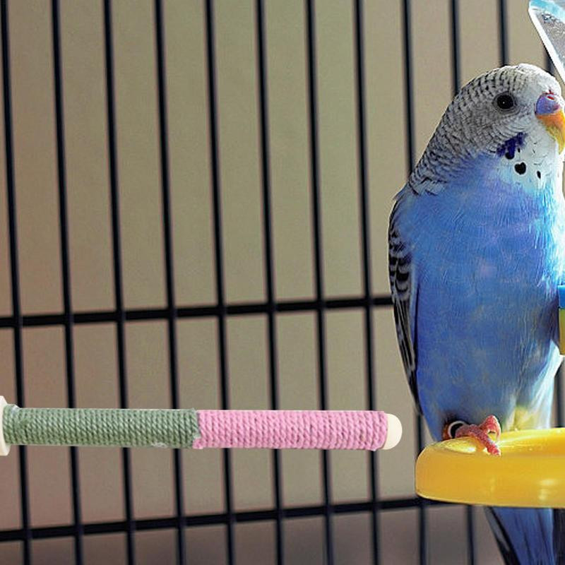 Putnu platforma Asaris Lovebird Laktas Putnu statīvs Papagailis Aksesuāri Putnu Rotaļlietas Koka Papagailis Asaris Putnu Statīvs Pole Putns