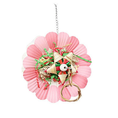 Papagailis Rotaļlietas Kakado Barības meklēšana Košļājamā Rotaļlieta Pakarināma Zieda Formas Būrīta Piederumi Papagailēm Kaktiņi Mīlestības putni Papagaiļi