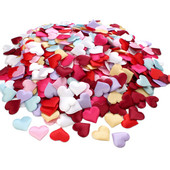 200gb 15mm 25mm 35mm 50mm polsterētas sirds aplikācijas Kāzu ballīte Mājas dekorēšana DIY Dāvana Ziedi Galvassegas Rotaļlietas Amatniecība Plāksteri