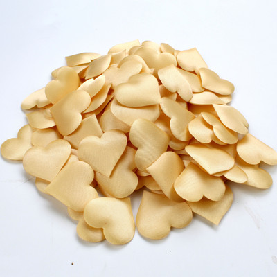 200gb 15mm 25mm 35mm 50mm polsterētas sirds aplikācijas Kāzu ballīte Mājas dekorēšana DIY Dāvana Ziedi Galvassegas Rotaļlietas Amatniecība Plāksteri