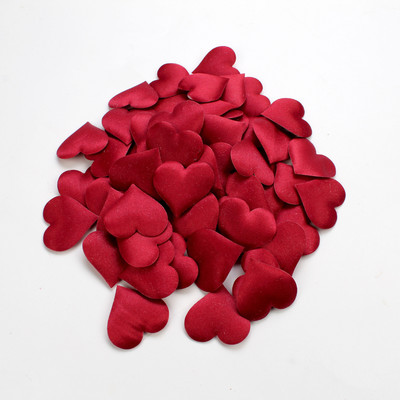 200gb 15mm 25mm 35mm 50mm polsterētas sirds aplikācijas Kāzu ballīte Mājas dekorēšana DIY Dāvana Ziedi Galvassegas Rotaļlietas Amatniecība Plāksteri
