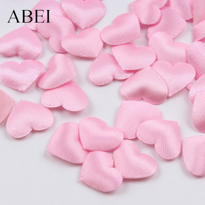 200gb 15mm 25mm 35mm 50mm polsterētas sirds aplikācijas Kāzu ballīte Mājas dekorēšana DIY Dāvana Ziedi Galvassegas Rotaļlietas Amatniecība Plāksteri