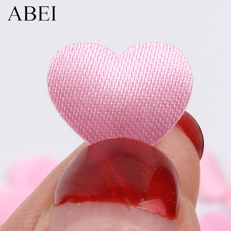 200gb 15mm 25mm 35mm 50mm polsterētas sirds aplikācijas Kāzu ballīte Mājas dekorēšana DIY Dāvana Ziedi Galvassegas Rotaļlietas Amatniecība Plāksteri