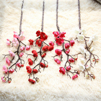 Τεχνητό λουλούδι Cherry Spring Plum Κλαδί άνθη ροδακινιάς 60cm Silk Flower Tree Flower Bubble For Decors Wedding Party