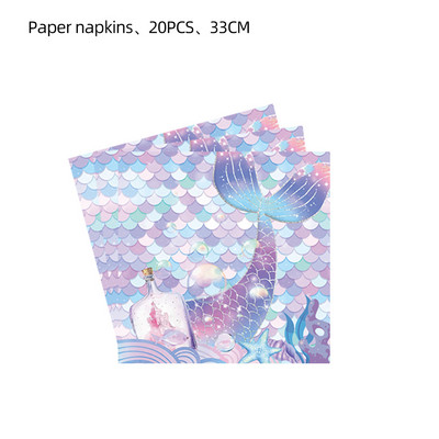 Nāras skalas veids dzimšanas dienas rotājumi ballītēm Vienreizlietojami galda piederumi Papīra salvetes Krūzes Šķīvji Reklāmkarogs Galdauti Salmi