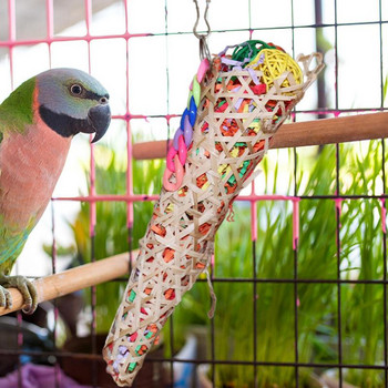 Parakeet Toys For Cage Safe Chewing Toy For Sparrow Fun And Durable Bird Puzzle Toys For Bird Sparrow Parrot Parakeet and Macaws