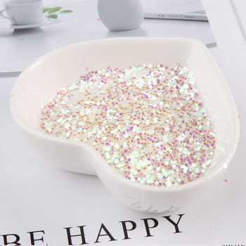 10g/Παρτίδα Ultrathin 1-3mm Dot Shape Sequins Nail Art Glitters Mini Paillettes Eo-Friendly PET Sequin Nails Υλικό διακόσμησης