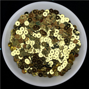 10g (2000gab.) 4 mm centrālais caurums sequins, slaids, plakans, apaļš PVC brīvs fliteris Pailletes DIY šūšana kāzu amatniecība 160 krāsas ir pieejamas