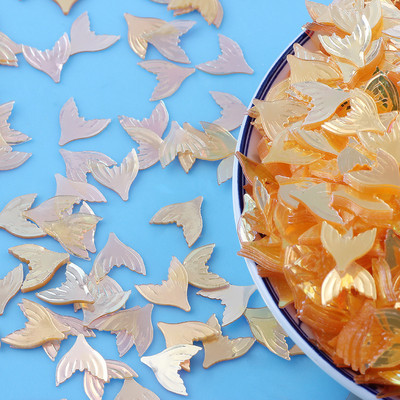 20 g zeltaini matētas nāriņas astes pailletes, vaļīgas vizuļi amatniecībai DIY Giltter nagu mākslas dekoru konfeti aksesuāri