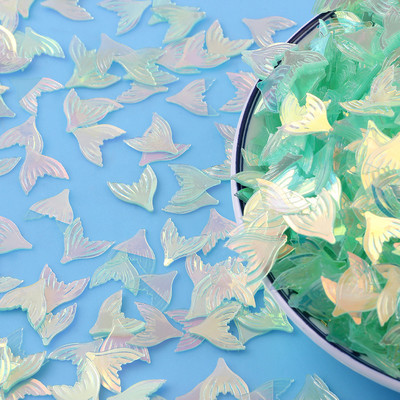 20 g zeltaini matētas nāriņas astes pailletes, vaļīgas vizuļi amatniecībai DIY Giltter nagu mākslas dekoru konfeti aksesuāri